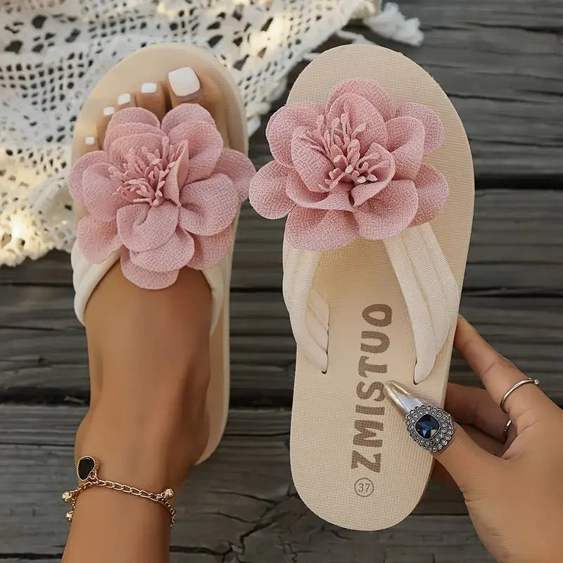 Amara - Women's Summer Floral Slide Sandals