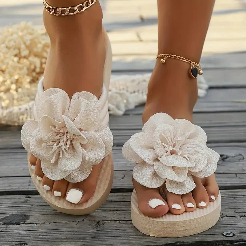 Amara - Women's Summer Floral Slide Sandals