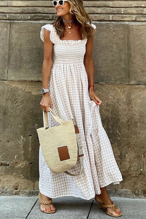 Poppy - Summer Breeze Gingham Dress