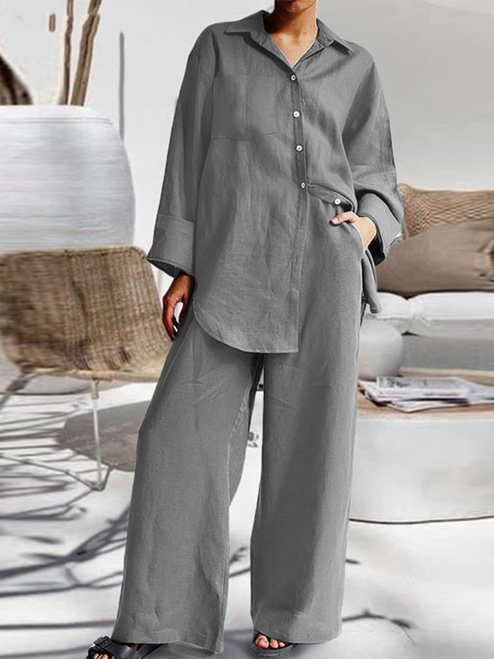 Alexis two piece set in grey