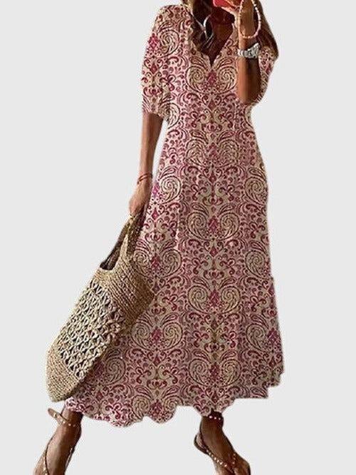 Amalia - Women's Boho Vintage Summer Dress - photo 4