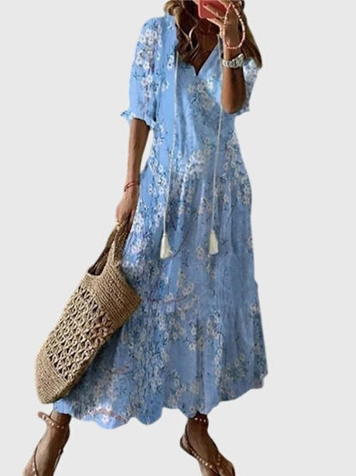 Amalia - Women's Boho Vintage Summer Dress - photo 5