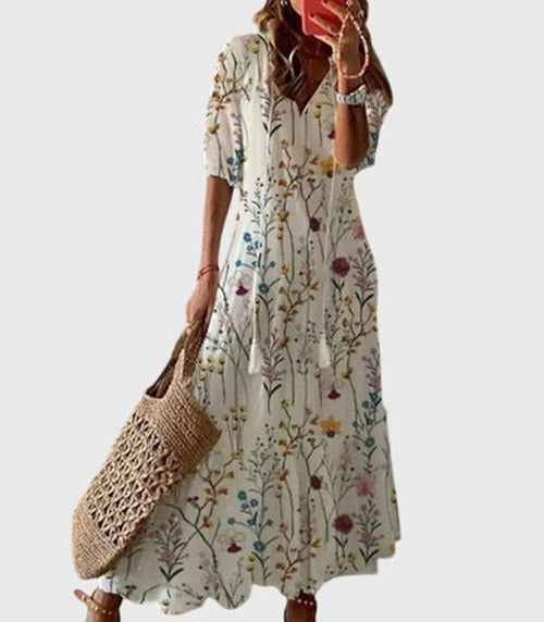 Amalia - Women's Boho Vintage Summer Dress - photo 6