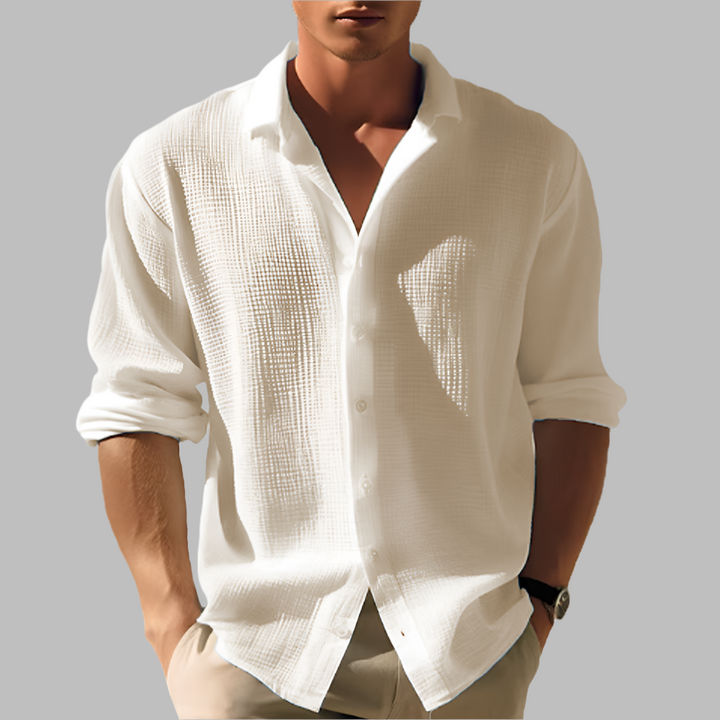 Chemise Décontractée à Manches Longues pour Homme