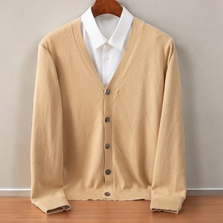 Santorini Men's Cashmere Cardigan
