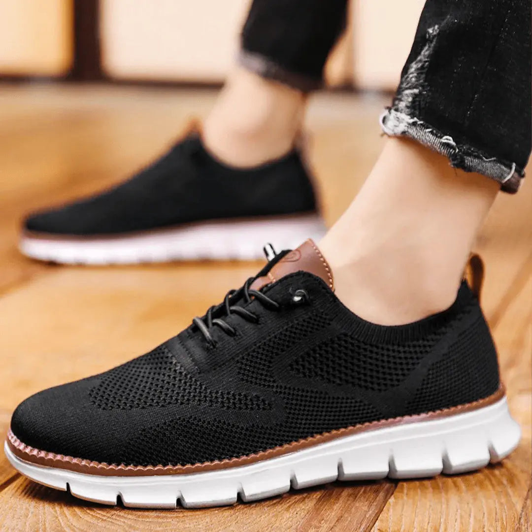 Men’s Ultra-Cushioned Breathable Knit Sneakers