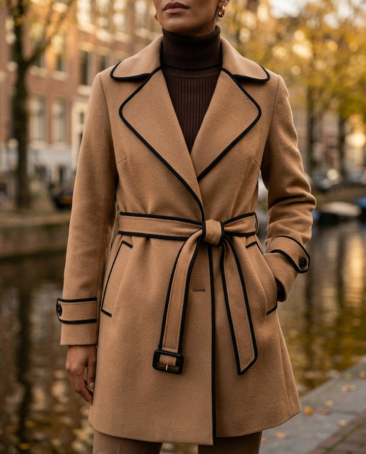 Verity Women's Belted Wool Blend Coat