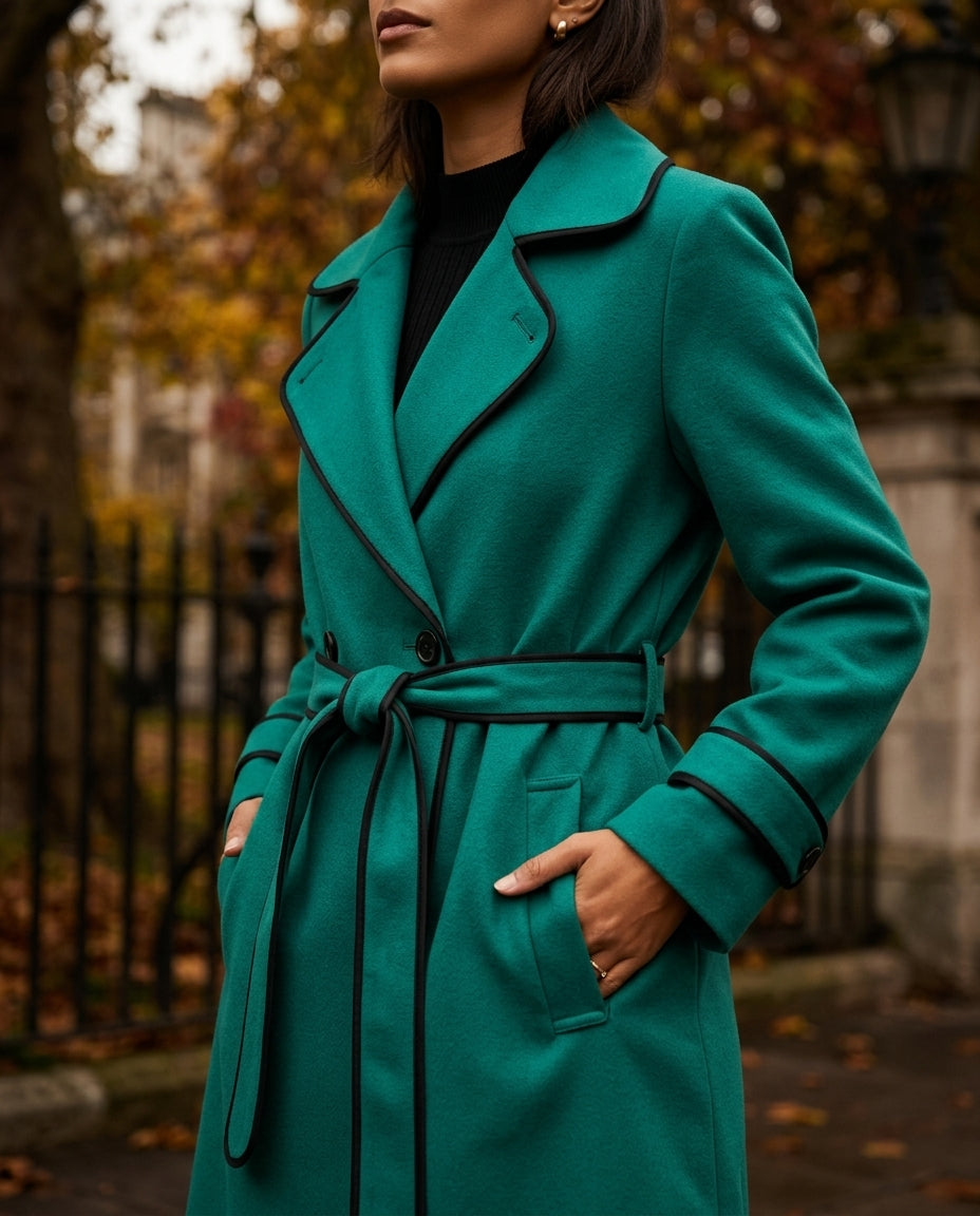 Verity Women's Belted Wool Blend Coat