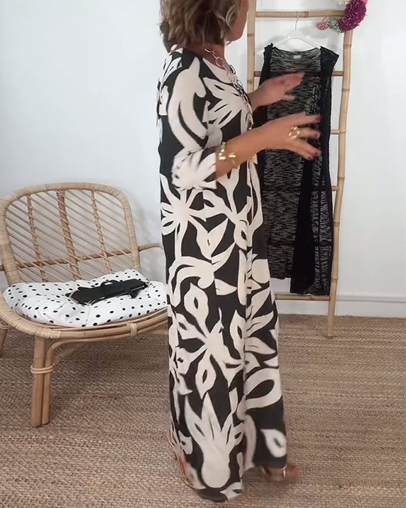 Stella - Abstract Muse Maxi Dress