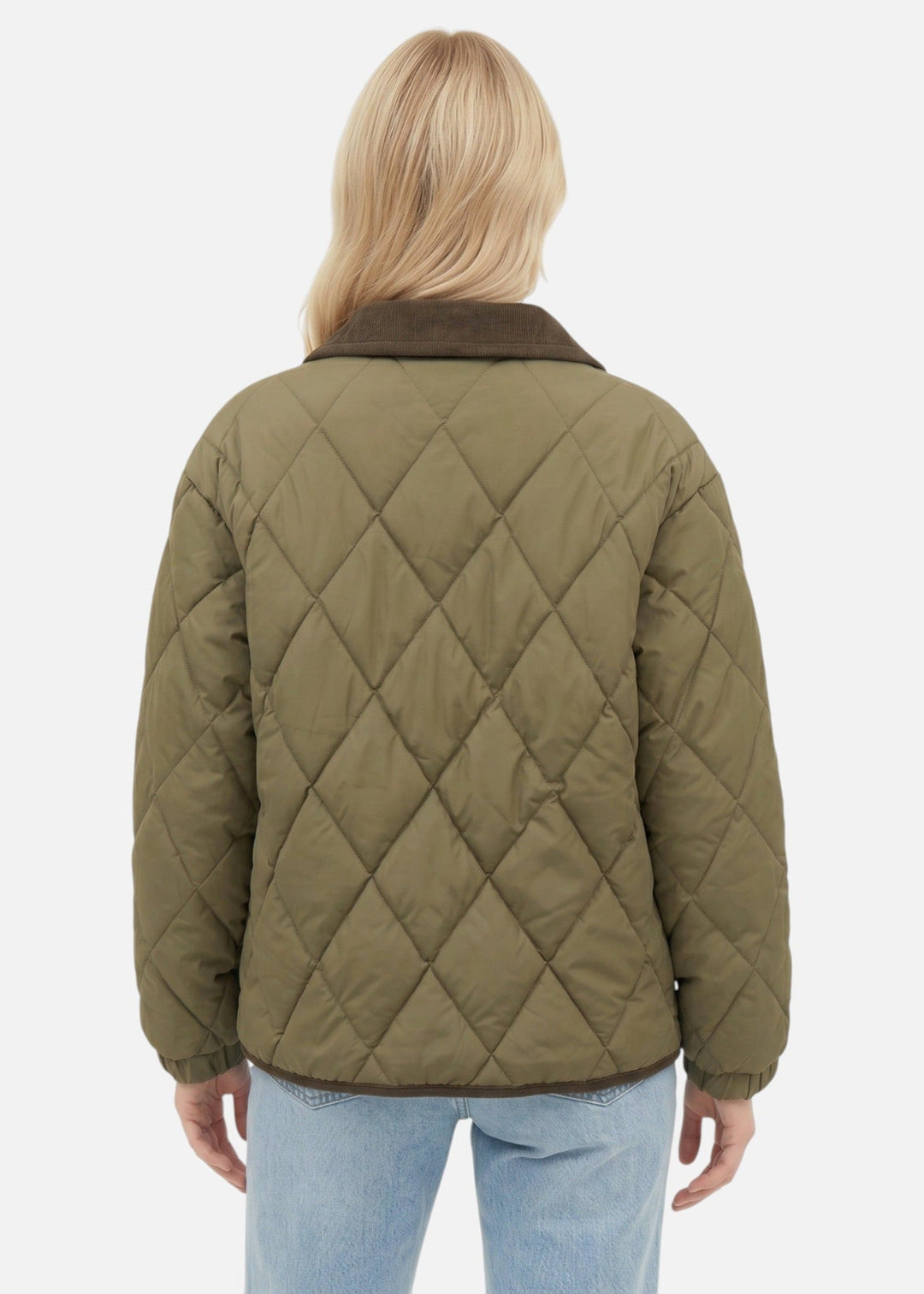 Women's Quilted Velvet Jacket