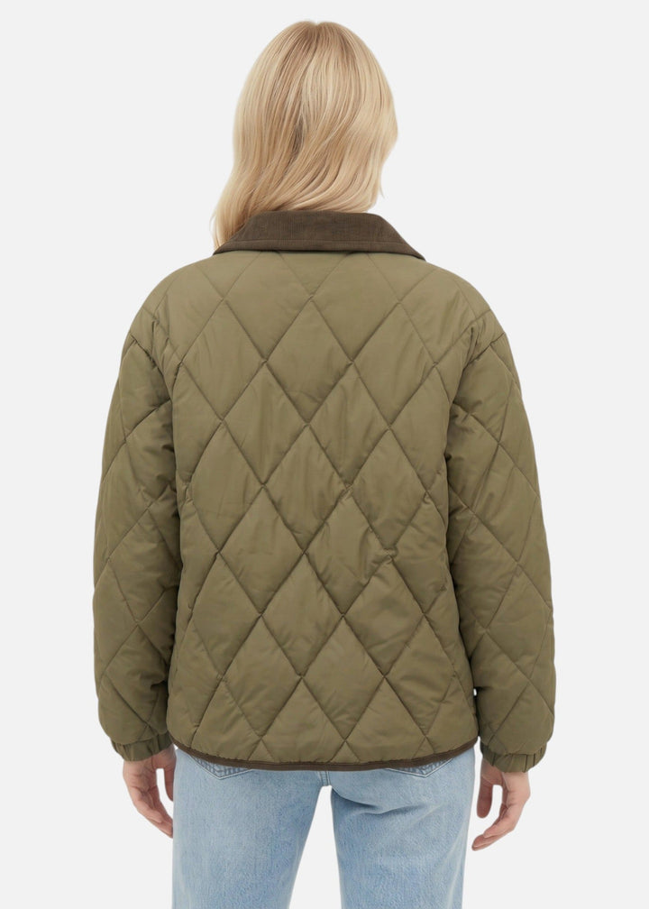 Women's Quilted Velvet Jacket
