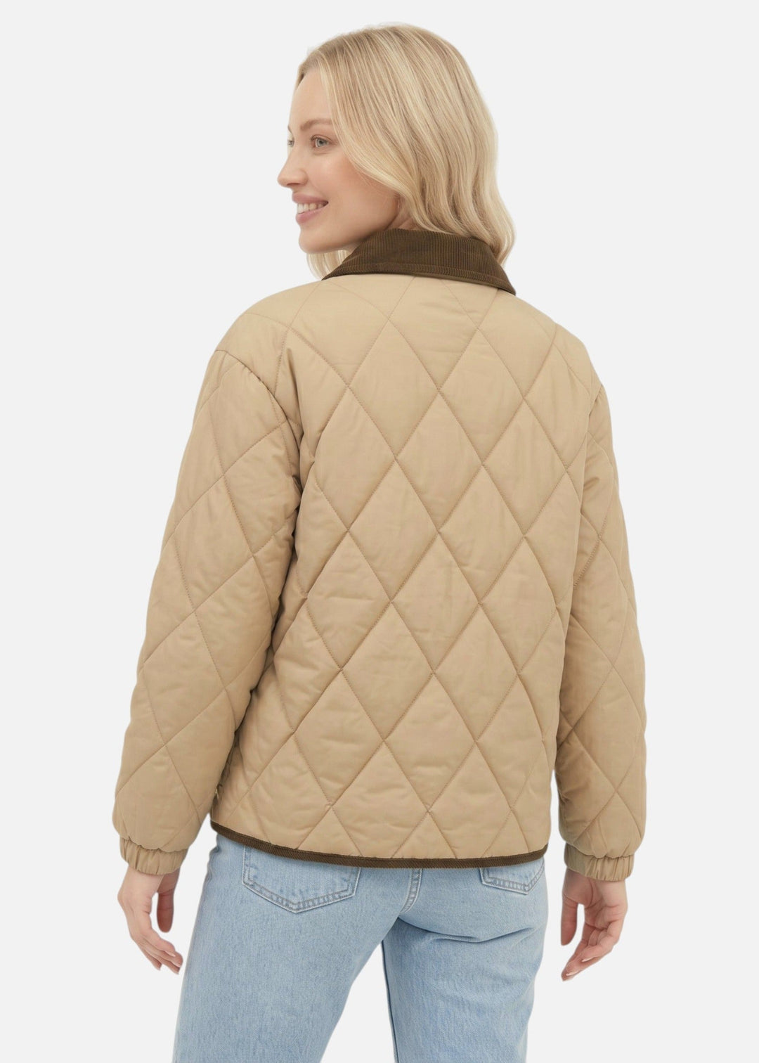 Women's Quilted Velvet Jacket