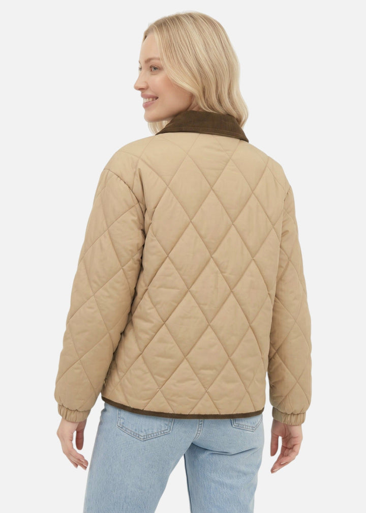 Women's Quilted Velvet Jacket