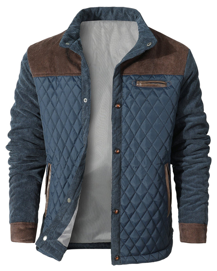 Men's Lightweight Diamond Quilted Jacket