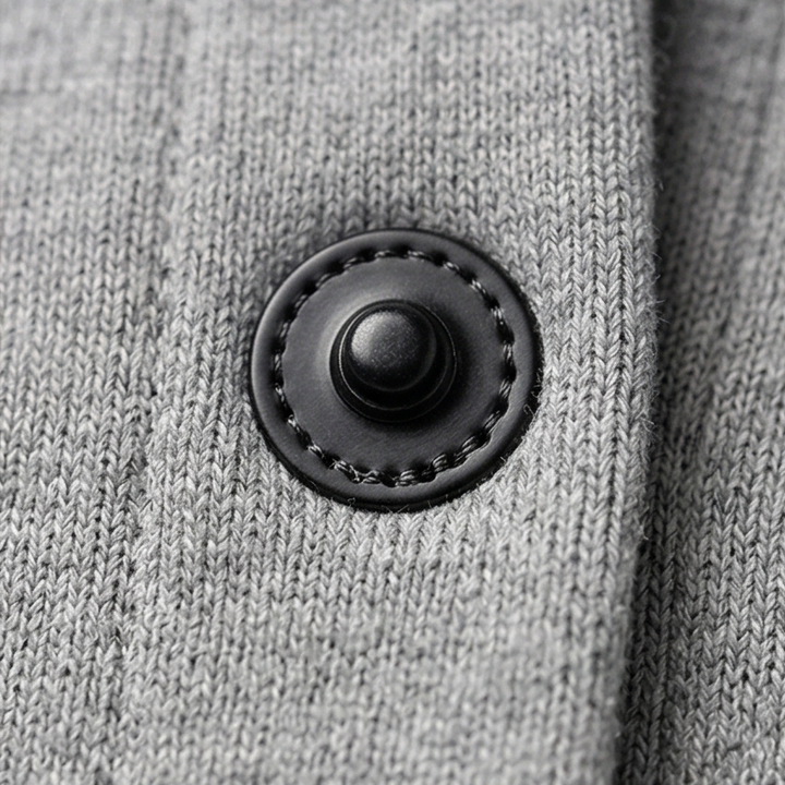 Women's Hooded Wool Coat with Pockets and a Button Front