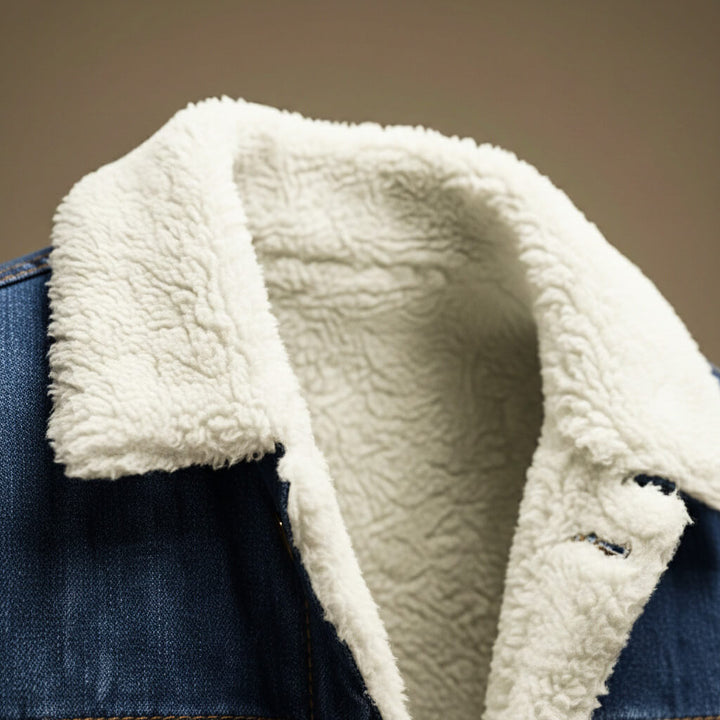 Jason Denim Shearling Jacket