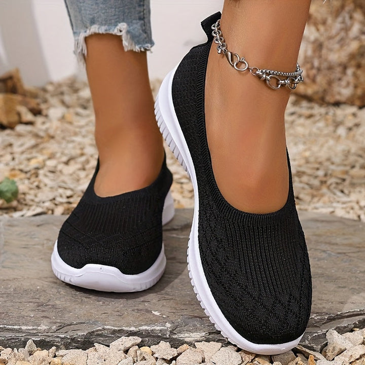 Women's Lightweight Breathable Slip-On Walking Shoes