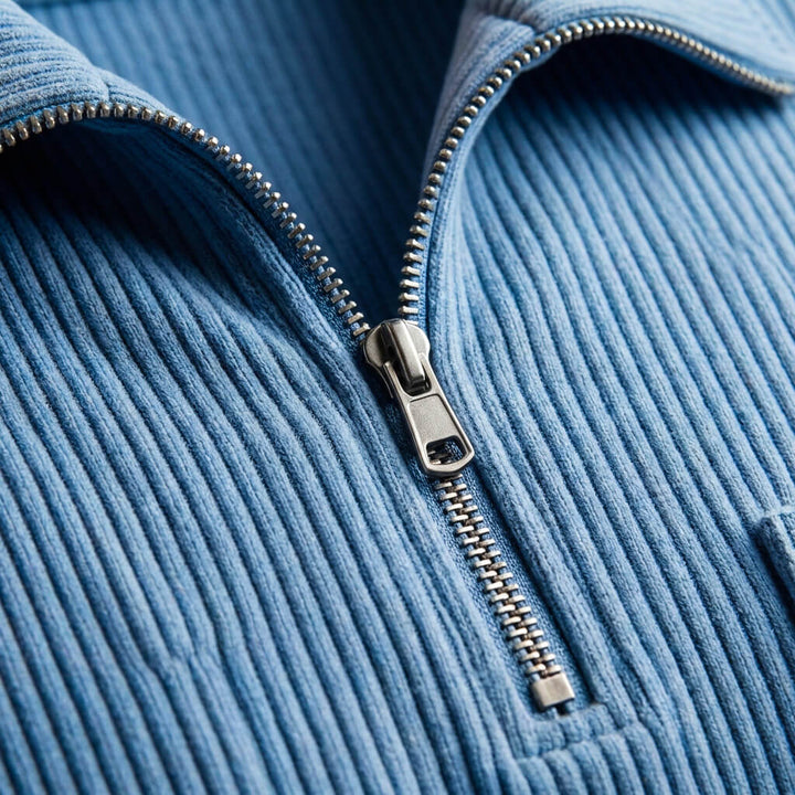 Adam Corduroy Long Sleeve Polo