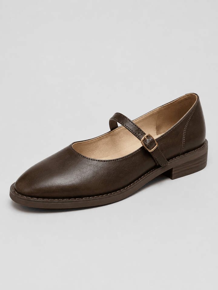 Women's Mary Jane Ballet Flats with Low Heel
