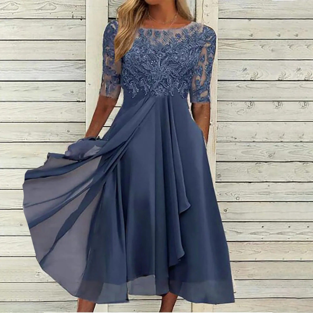 Puck™ | Elegantní midi šaty s krajkou