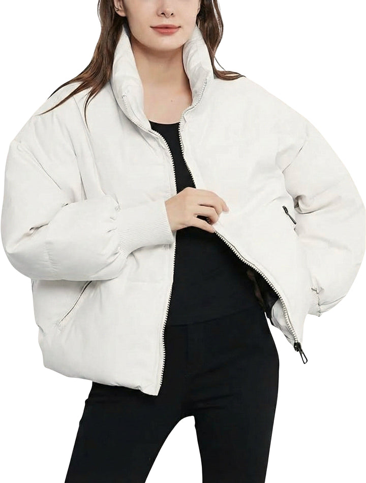 Dianna - Women's Short Quilted Puffer Jacket with Zip - photo 8