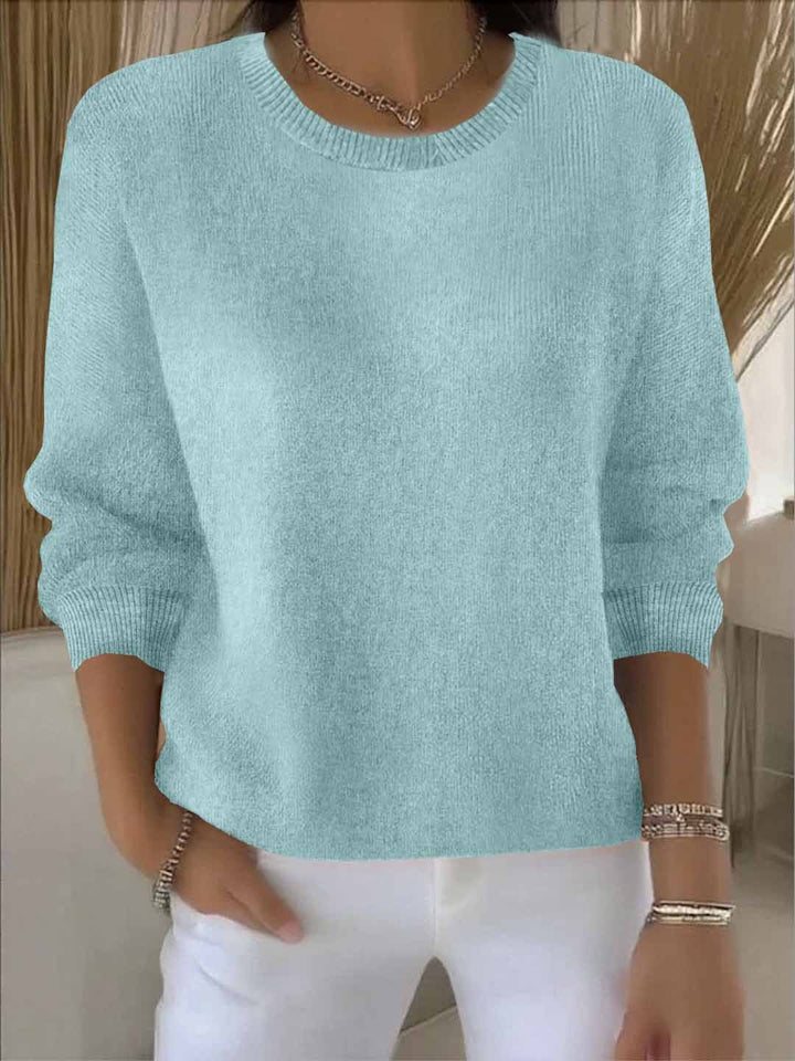 Dionne - Women's Crew Neck Jumper with Dolman Sleeves - photo 10
