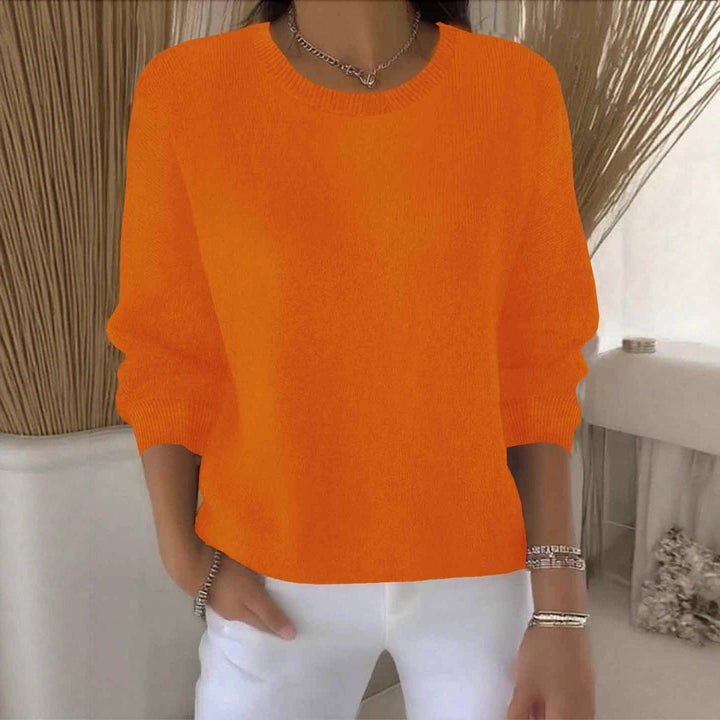 Dionne - Women's Crew Neck Jumper with Dolman Sleeves - photo 11