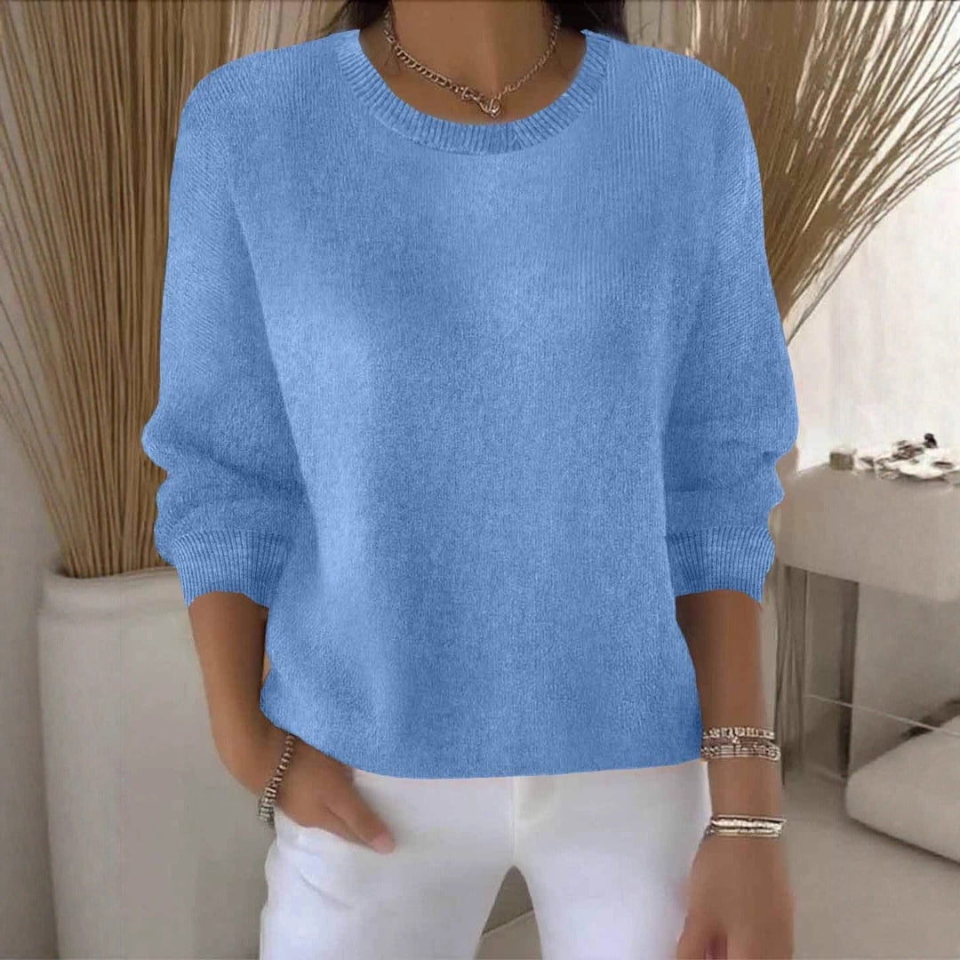 Dionne - Women's Crew Neck Jumper with Dolman Sleeves - photo 13