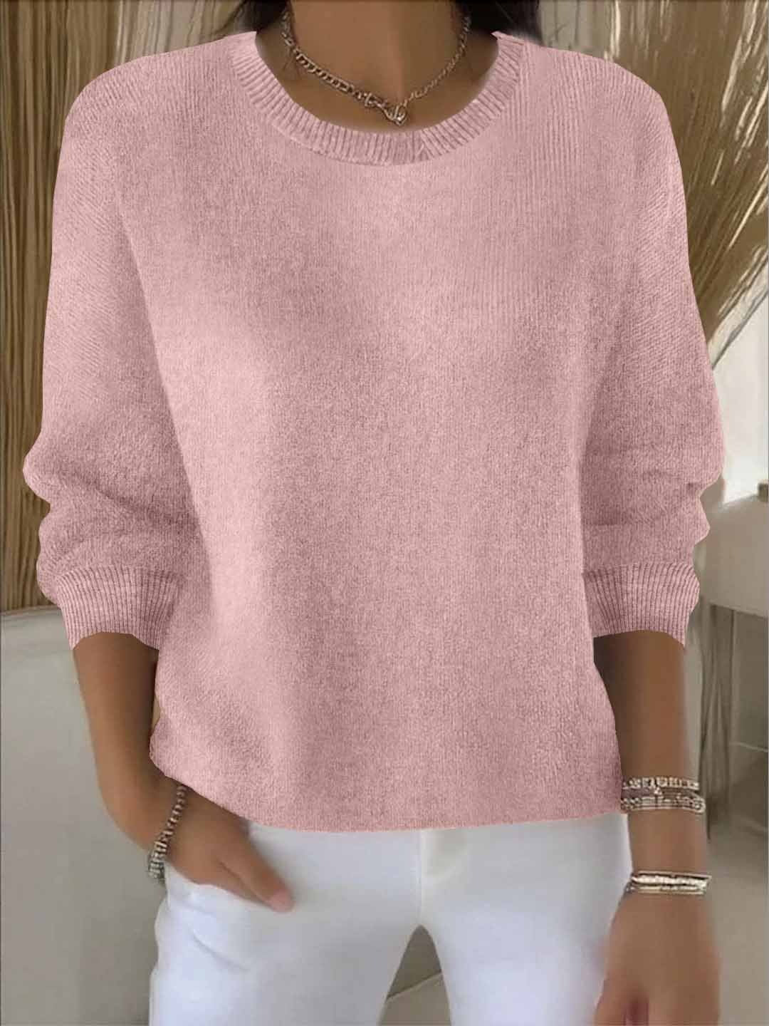Dionne - Women's Crew Neck Jumper with Dolman Sleeves - photo 2