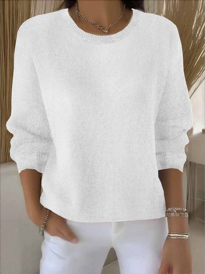 Dionne - Women's Crew Neck Jumper with Dolman Sleeves - photo 3