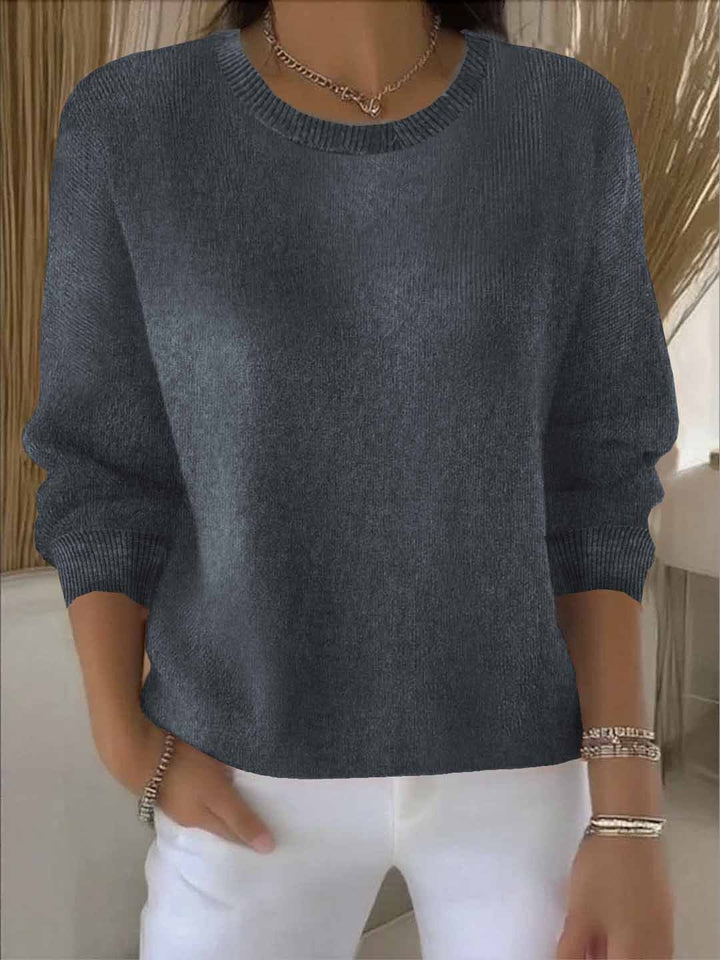 Dionne - Women's Crew Neck Jumper with Dolman Sleeves - photo 6