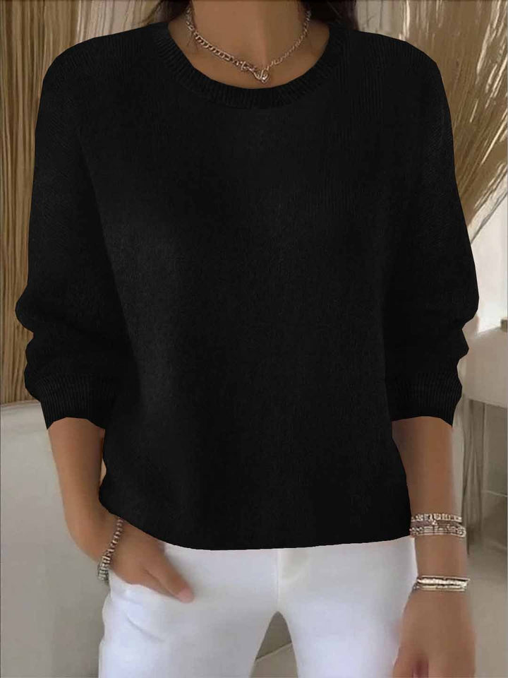 Dionne - Women's Crew Neck Jumper with Dolman Sleeves - photo 7