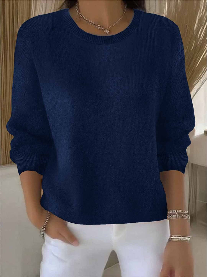 Dionne - Women's Crew Neck Jumper with Dolman Sleeves - photo 9