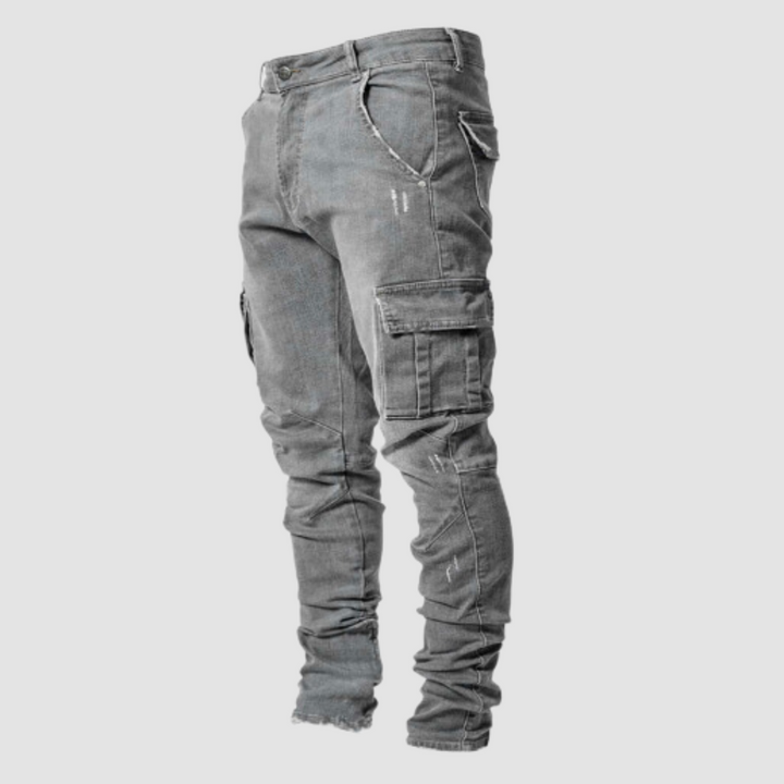 Dominic - Men's Ultra-Stretch Slim Fit Casual Jeans - photo 2