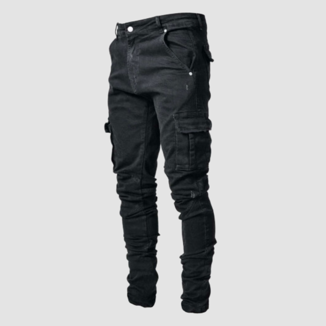 Dominic - Men's Ultra-Stretch Slim Fit Casual Jeans - photo 3