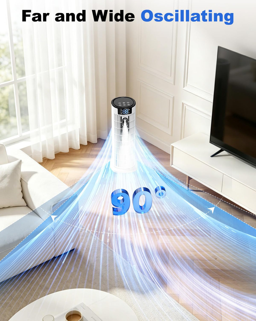 Mobiele 4-in-1 Kamerkoeler met Afstandsbediening en Timer