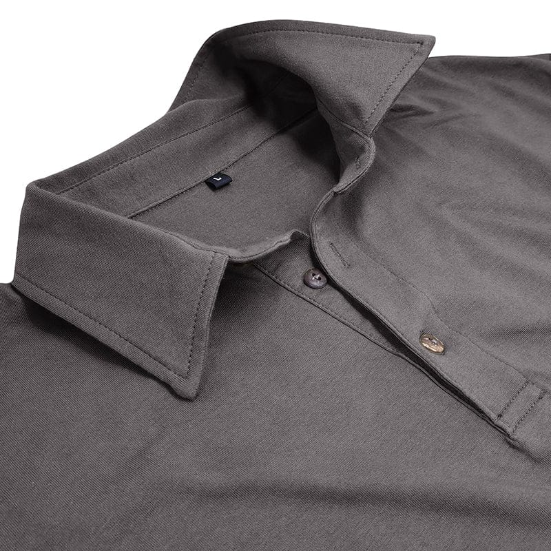 Drayce - Men's Muscle Fit Long Sleeve Polo Shirt – view 19