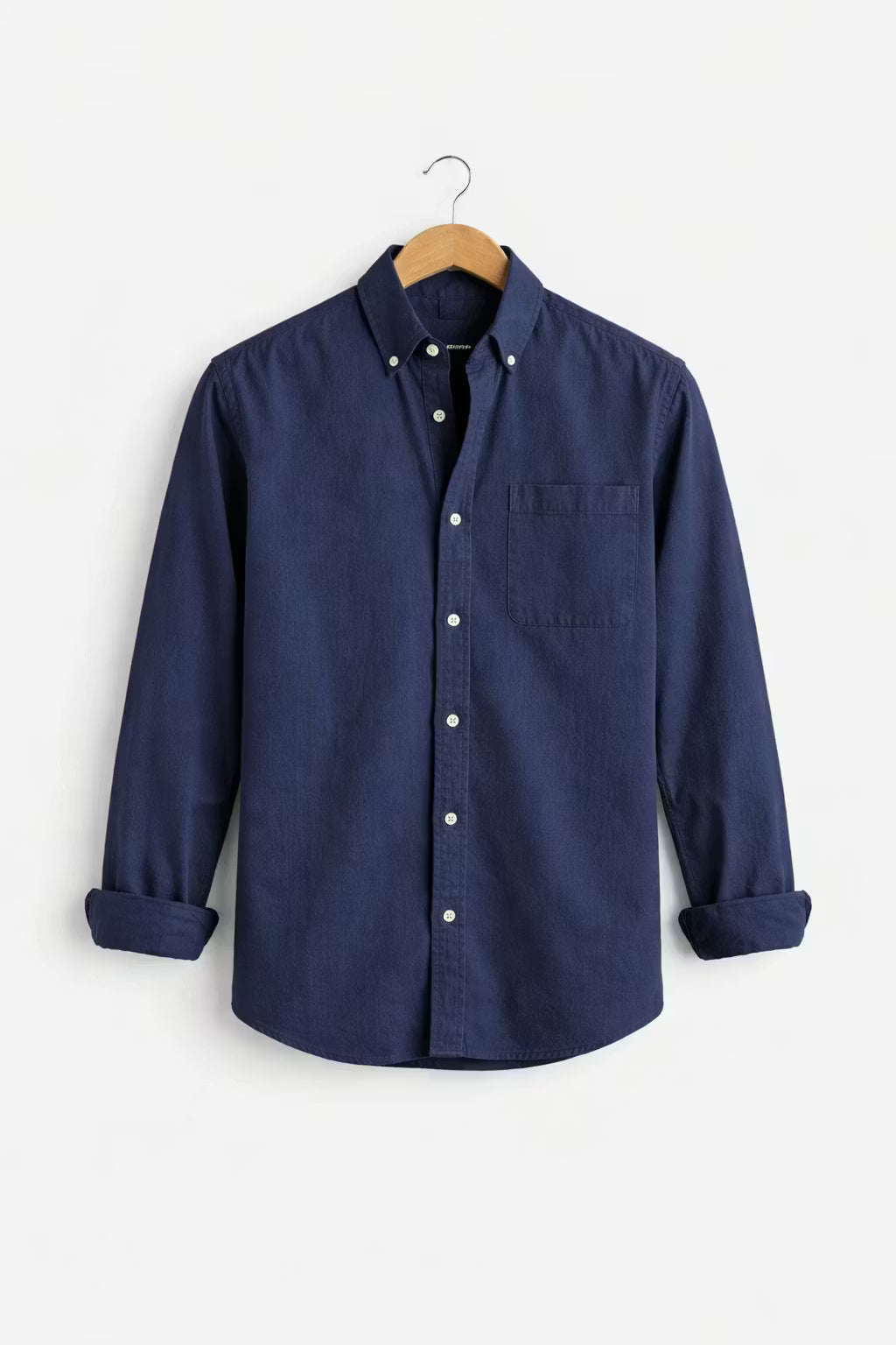 Men's Chambray Shirt with Relaxed Fit
