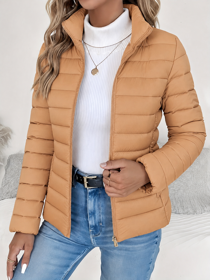 Eleana - Women's Quilted Jacket - Khaki