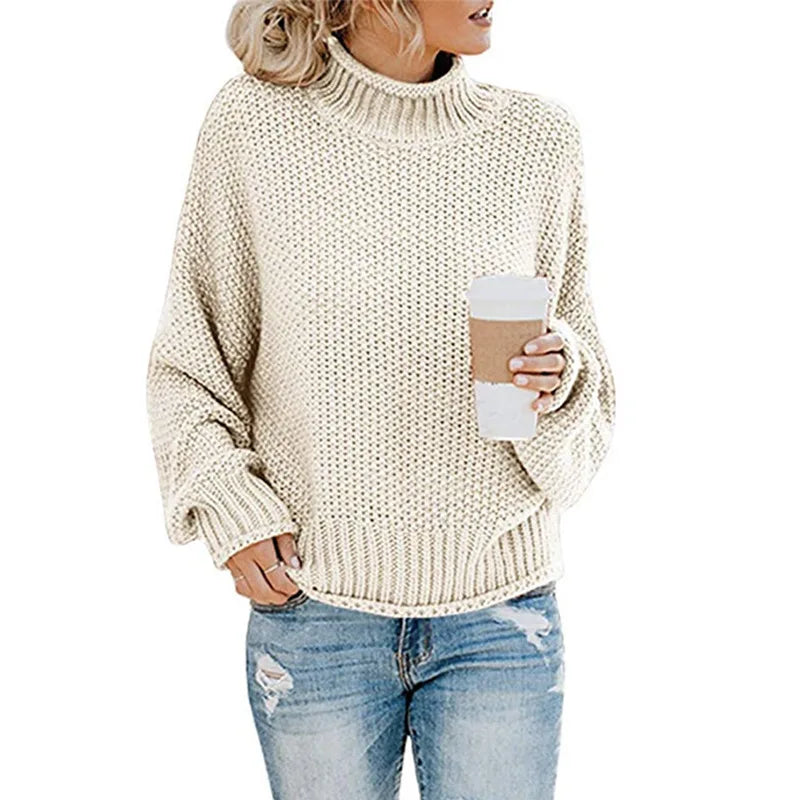 Eleanor - Women's Turtleneck Sweater for Autumn and Winter - photo 1