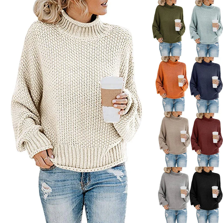 Eleanor - Women's Turtleneck Sweater for Autumn and Winter - photo 2