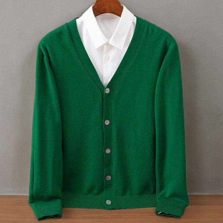 Santorini Men's Cashmere Cardigan