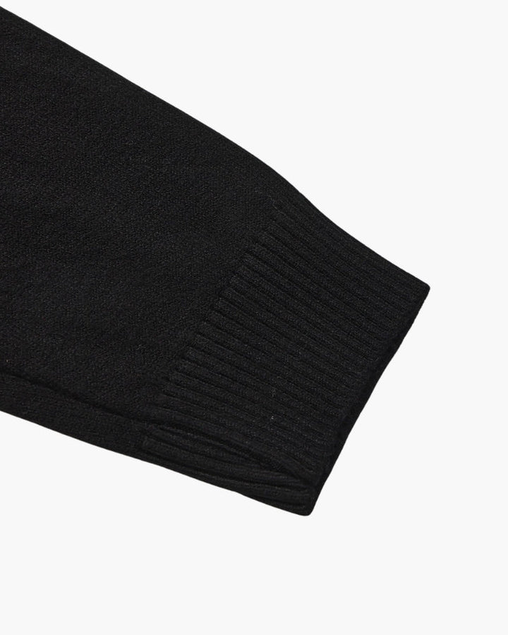 Men's Ribbed Mock Neck Sweater