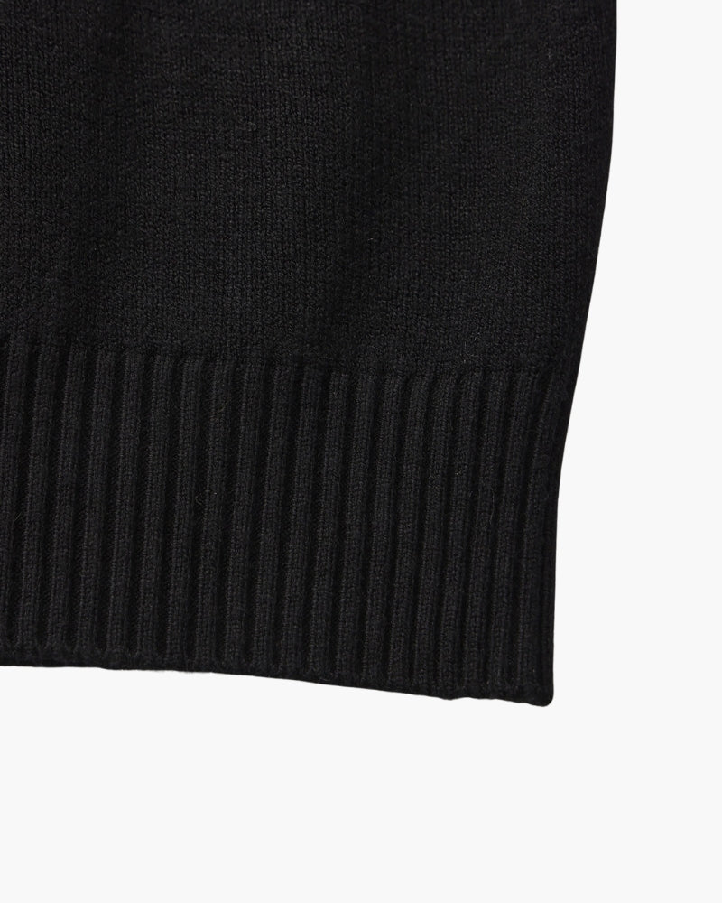 Men's Ribbed Mock Neck Sweater