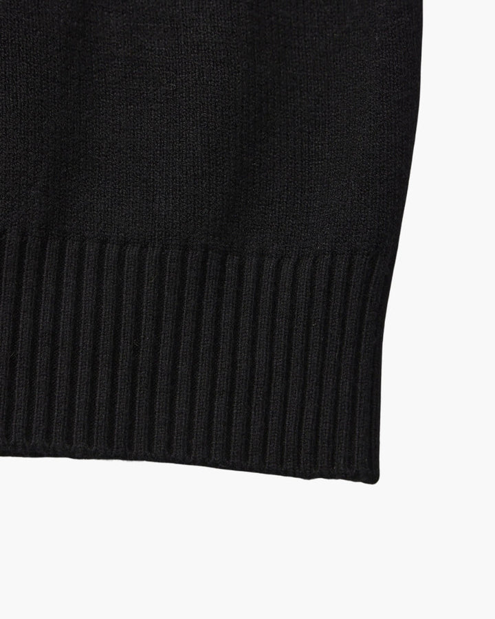 Men's Ribbed Mock Neck Sweater