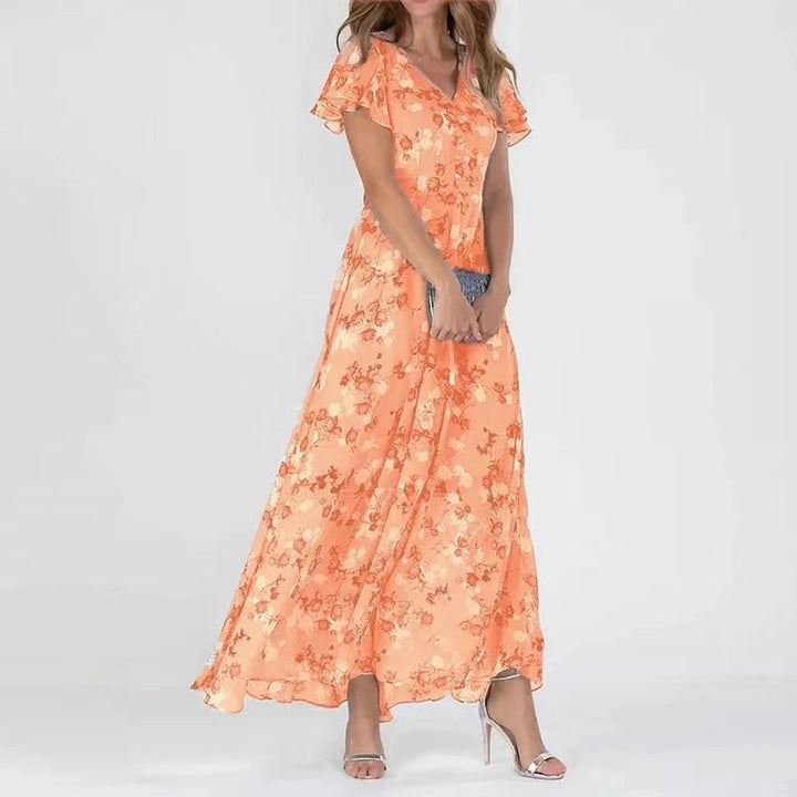 Chic Women's Midi Dress with Flattering Fit