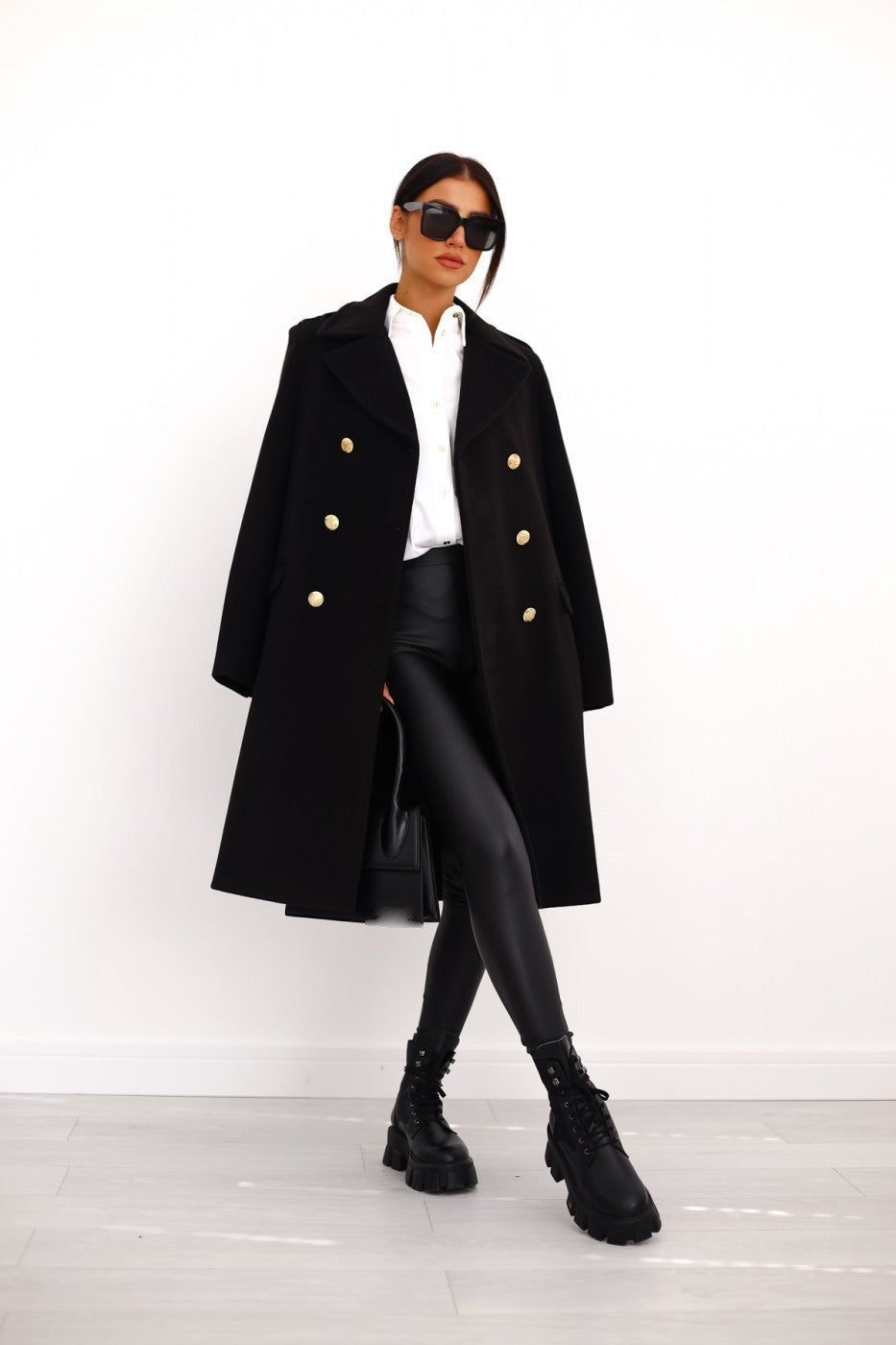 Fran - Women's Double Breasted Long Winter Coat - photo 1