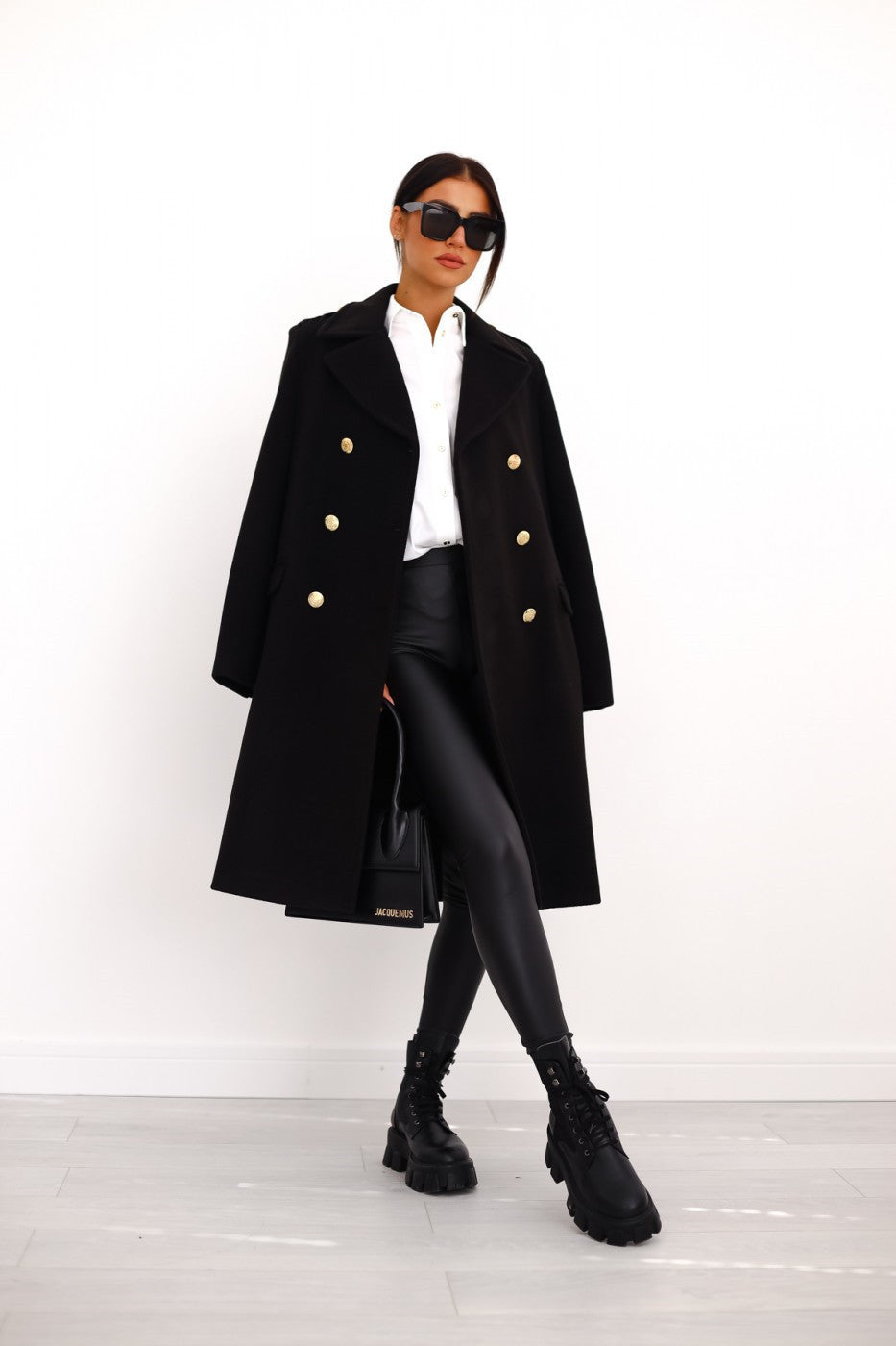 Fran - Women's Double Breasted Long Winter Coat - photo 1