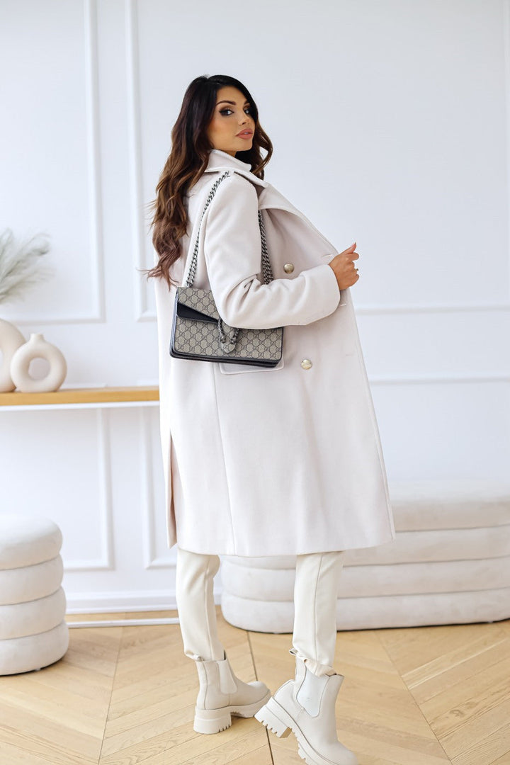 Fran - Women's Double Breasted Long Winter Coat - photo 10