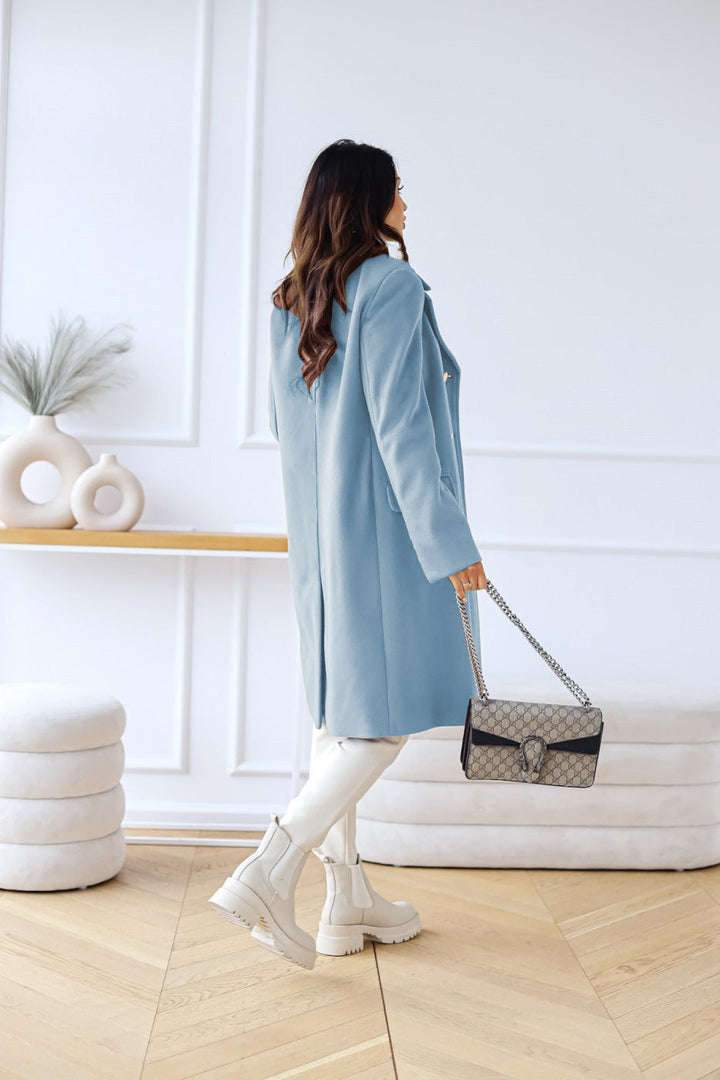 Fran - Women's Double Breasted Long Winter Coat - photo 13
